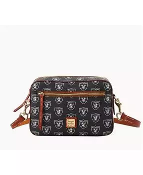 Женская сумочка через плечо на молнии с камерой Las Vegas Raiders Signature Dooney & Bourke, черный