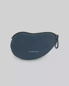 Женская сумочка для ушей из ответственной кожи Adolfo Dominguez, синий