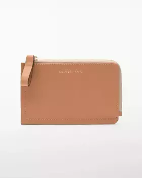 Женская сумочка из ответственной кожи с застежкой-молнией Adolfo Dominguez, коричневый