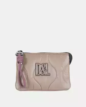 Женская сумочка Lack серо-коричневого цвета Devota & Lomba, цвет Topo