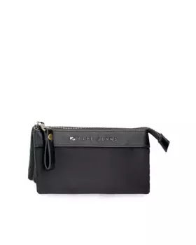 Женская сумочка с тремя отделениями Morgan черного цвета Pepe Jeans, черный