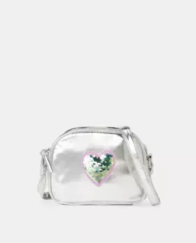 Женская сумочка-сердце Kids El Corte Ingls, серебряный