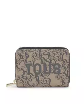 Женская сумочка темно-серого цвета с принтом Tous, цвет Topo