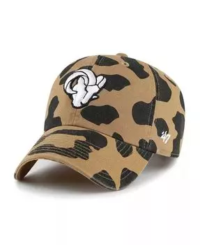 Женская светло-коричневая регулируемая шляпа Los Angeles Rams Rosette Clean Up '47 Brand, бежевый