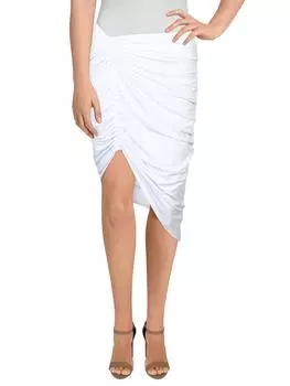 Женская свободная асимметричная мини-юбка Susana Monaco, белый