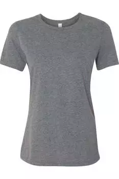 Женская свободная футболка BELLA + CANVAS Heather CVC, цвет deep heather