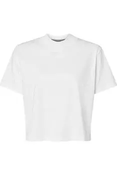 Женская свободная футболка LAT, цвет blended white