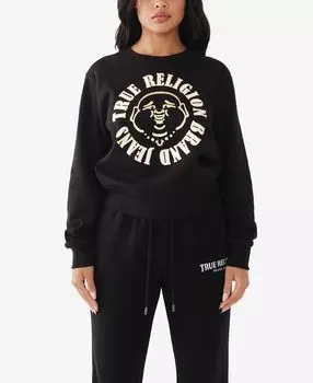 Женская свободная пуловерная толстовка True Religion