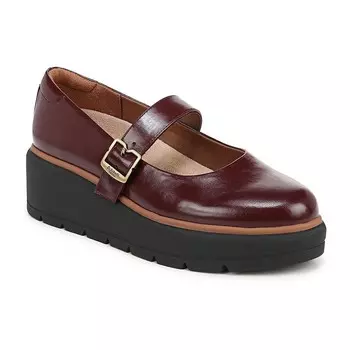 Женская танкетка Dr. Scholl's Nice Day Max Mary Janes, цвет Wine