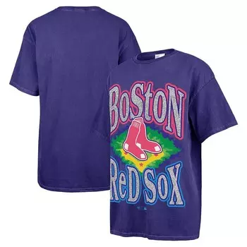 Женская темно-синяя футболка бойфренда Boston Red Sox '47 с мигалками 47 Brand, цвет Rsx Navy