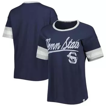 Женская темно-синяя футболка Penn State Nittany Lions Dani Retro Slub '47