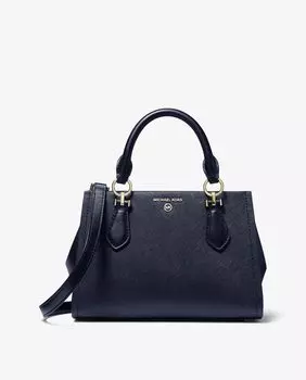 Женская темно-синяя кожаная сумка через плечо Marilyn Michael Michael Kors, темно-синий
