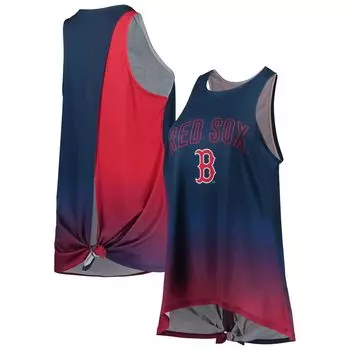 Женская темно-синяя майка FOCO Boston Red Sox с завязками на спине и борцовской спиной