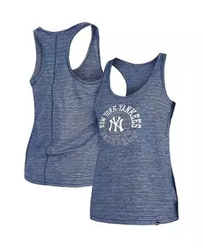 Женская темно-синяя майка New York Yankees Active Racerback New Era, синий