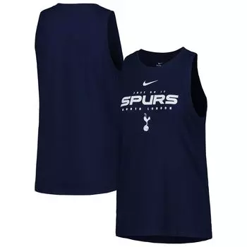 Женская темно-синяя майка Nike Tottenham Hotspur Lockup Tomboy Performance Nike