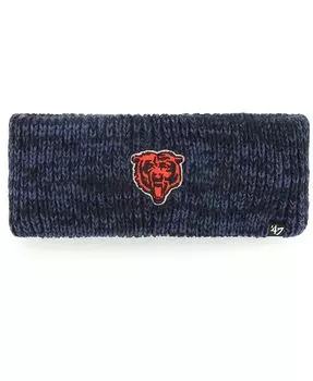 Женская темно-синяя повязка на голову Chicago Bears Team Meeko '47 Brand, синий