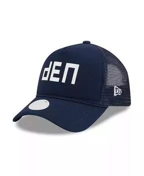 Женская темно-синяя регулируемая кепка Denver Broncos Mc Gee Trucker 9FORTY New Era, синий