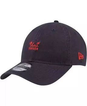 Женская темно-синяя регулируемая кепка USMNT Throwback 9TWENTY New Era, синий