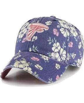 Женская темно-синяя регулируемая шляпа Atlanta Falcons Primrose Clean Up '47 Brand, синий