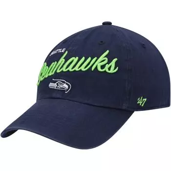 Женская темно-синяя регулируемая шляпа College Seattle Seahawks Phoebe '47