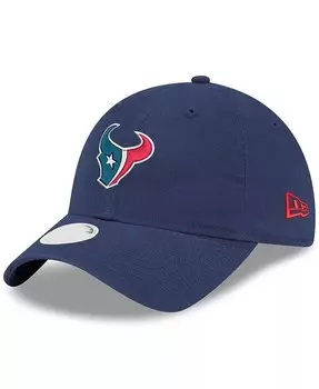Женская темно-синяя регулируемая шляпа Houston Texans Core Classic 9TWENTY New Era, синий