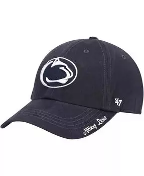 Женская темно-синяя регулируемая шляпа Penn State Nittany Lions Miata Clean Up '47 Brand, синий