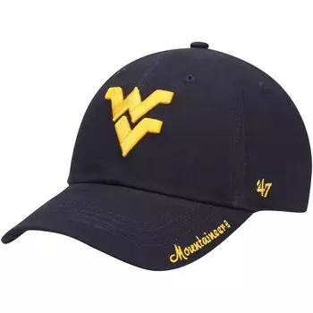 Женская темно-синяя регулируемая шляпа с логотипом Miata '47 West Virginia Mountaineers