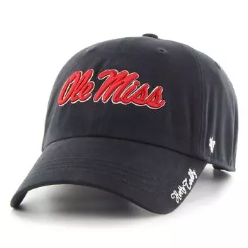 Женская темно-синяя регулируемая шляпа с логотипом Ole Miss Rebels Miata Clean Up
