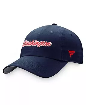 Женская темно-синяя регулируемая шляпа Washington Capitals Fanatics, синий