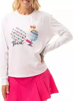 Женская теннисная футболка Sansoleil Sunglow Новинка