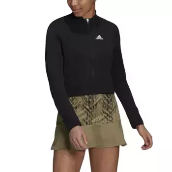 Женская теннисная куртка Adidas Primeknit Primeblue Aeroready, черный
