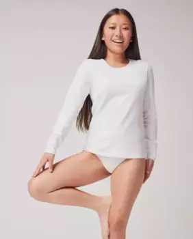 Женская термофутболка из ткани ЭКО с длинными рукавами Gisela, белый