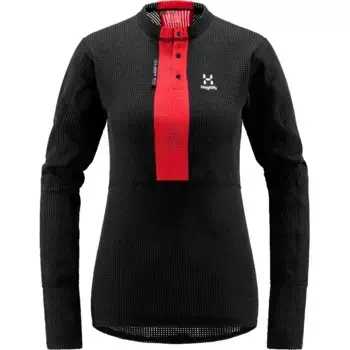 Женская термофутболка L.I.M ZT Air Base Haglfs, чёрный