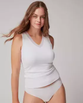 Женская термомайка из ткани ЭКО Gisela, белый