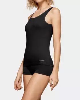 Женская терморегулирующая майка без рукавов с круглым вырезом Impetus, черный