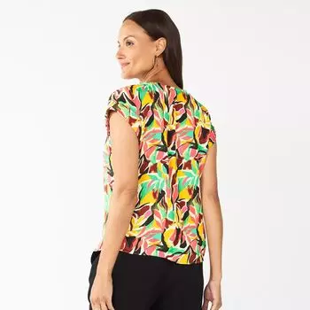 Женская тканая футболка Nine West Roll Cuff Nine West