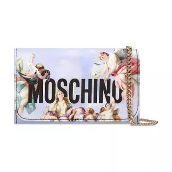 Женская тканевая сумка через плечо, кроссбоди, кошелек, разноцветная MOSCHINO