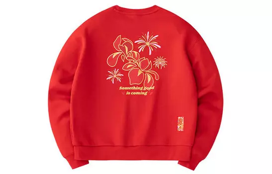 Женская толстовка Anta Life Collection, насыщенный красный