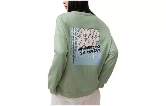 Женская толстовка Anta Life Collection Sports Life Collection, зеленая