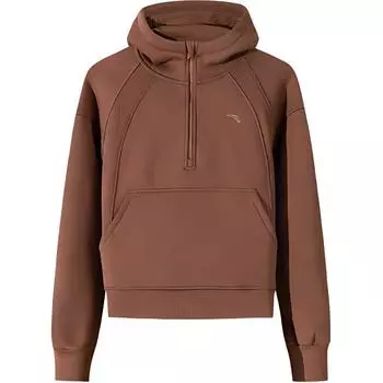 Женская толстовка Anta Variety Training Collection, цвет Rich Coffee, Rich Coffee