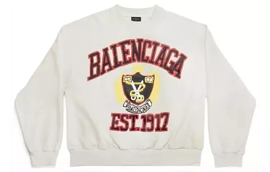 Женская толстовка Balenciaga, белый