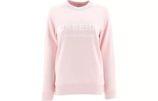 Женская толстовка Burberry с логотипом, розовый