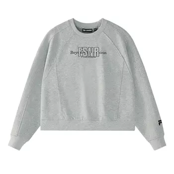 Женская толстовка Cloud Gray Heather Gray FILA FUSION, Cloud Gray Heather Gray