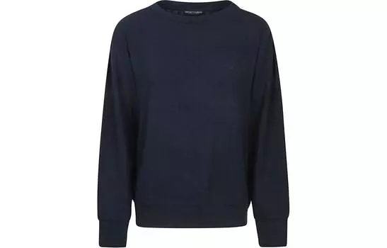 Женская толстовка цвета морской волны EMPORIO ARMANI, Marine Blue