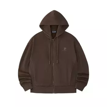 Женская толстовка цвета темной земли и умбры FILA FUSION, Dark Earth Umber