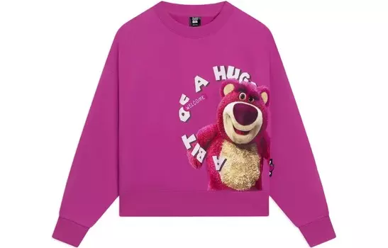 Женская толстовка Disney цвета фуксии Lining