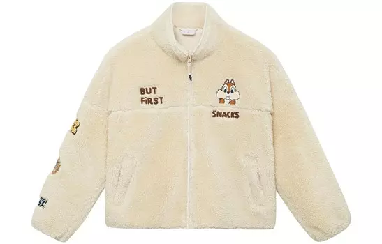 Женская толстовка Disney X Disney, цвет заварной крем, серая Lining