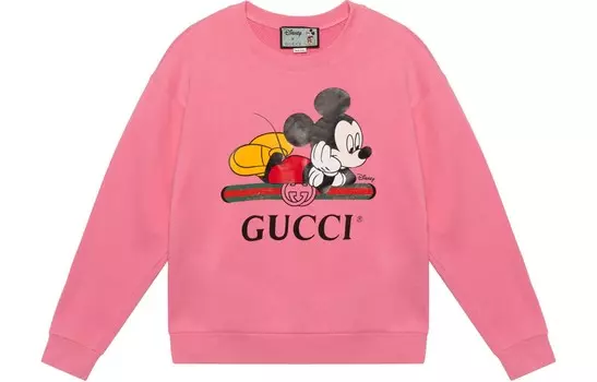 Женская толстовка Disney X Gucci, розовый