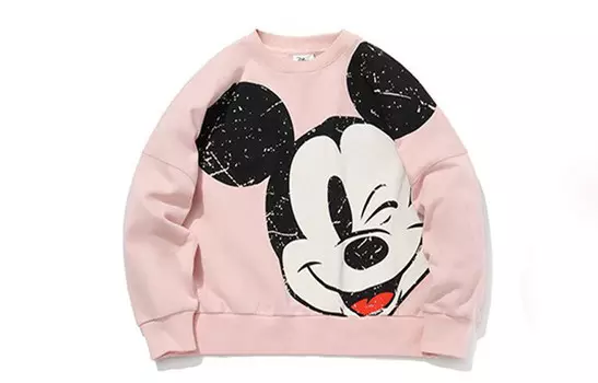 Женская толстовка Disney X розового цвета Lining