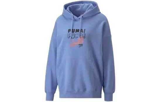 Женская толстовка Downtown, фиолетовая Puma
